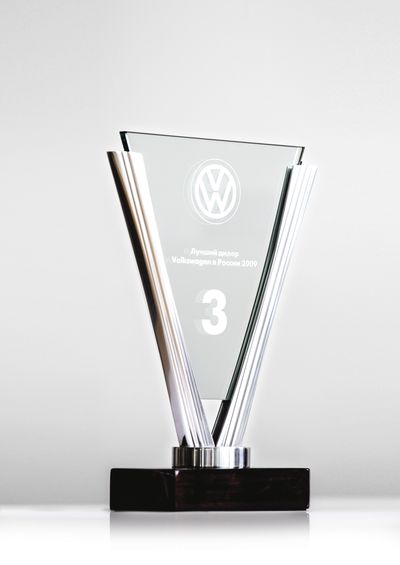 Лучший дилер  3-е место в рейтинге лучших дилерских предприятий Volkswagen легковые автомобили